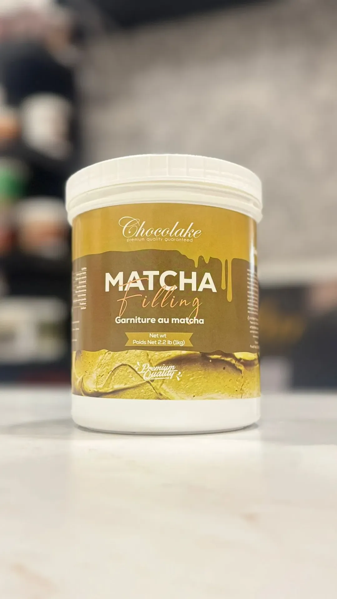 [3702] Matcha Filling 1 kg * 4 pails