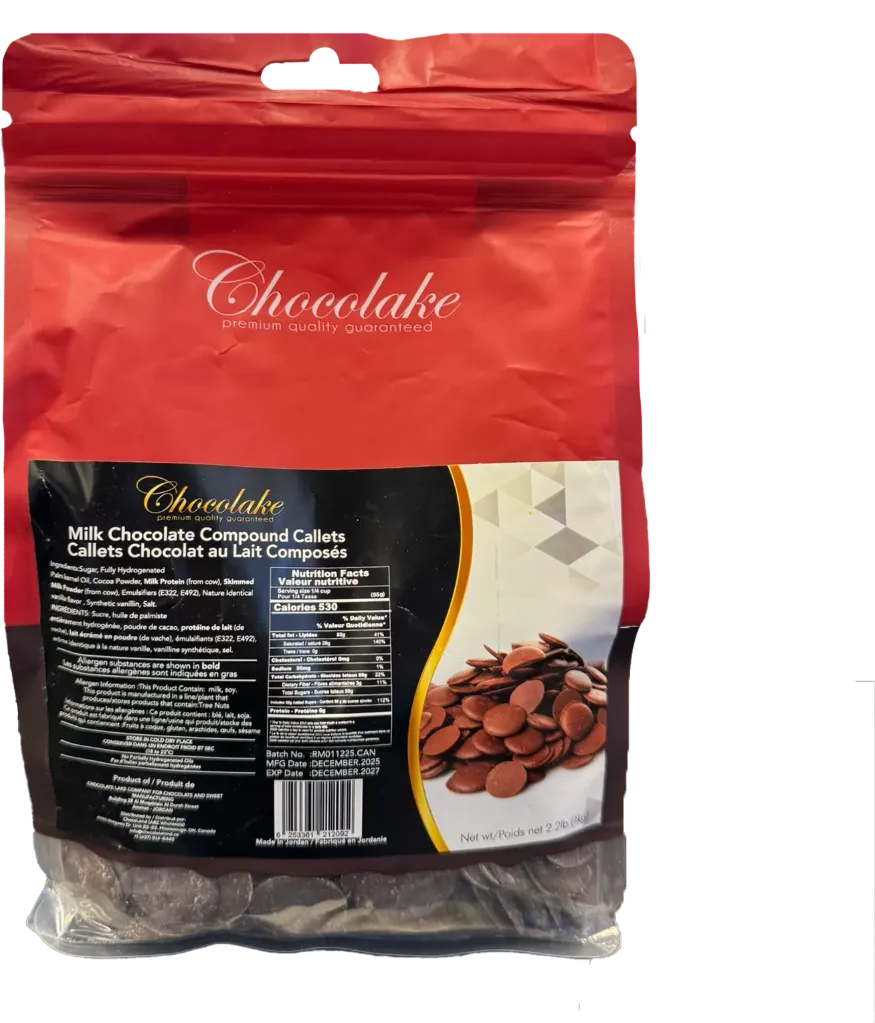 [0127] Milk Chocolate Compound Callets 1 kg * 5 kg / case