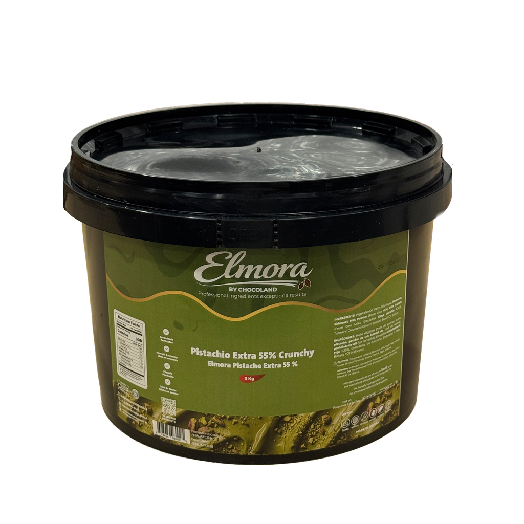 Elmora Pistachio Extra Crunchy 55% 3 kg Pail