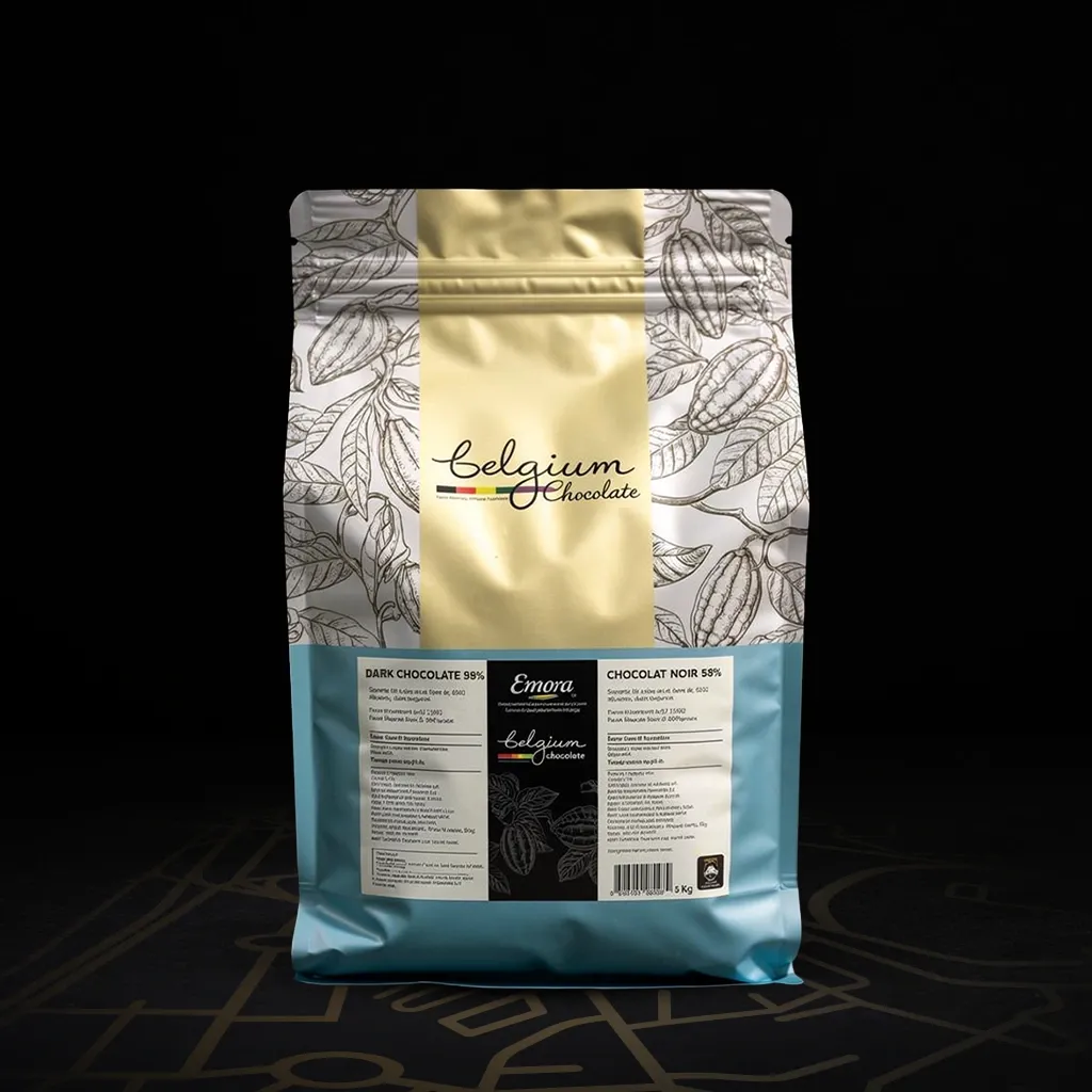 Elmora Belgium Dark chocolate Callets 58% 5 kg bag