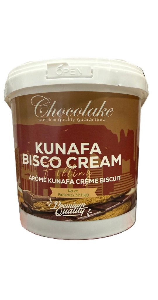 [90133] Kunafa Bisco Cream 1 kg * 4 pails