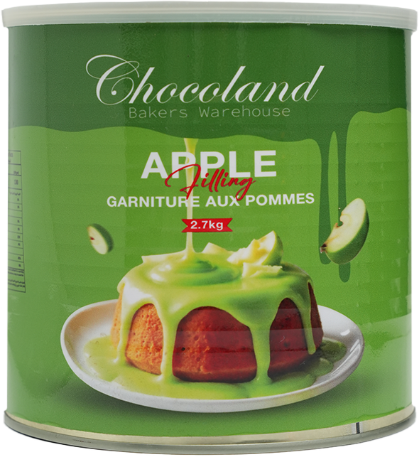 [EG112018] Apple Filling 70% 2.7 kg Tin * 4