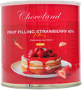 Strawberry 60% fruit filling 2.7 Kg Tin * 4