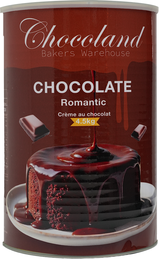 [EG112002] Romantic (Chocolate Flavor) 4.5 kg Tin*4