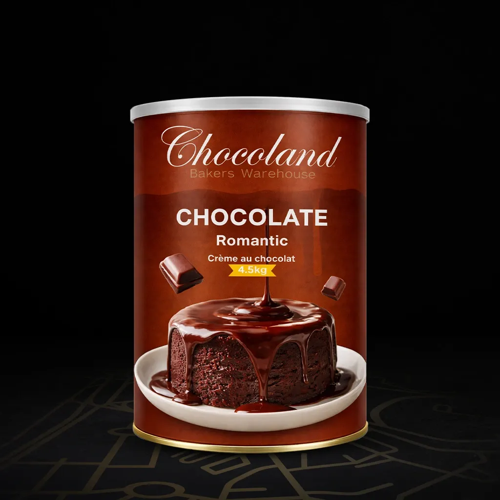 Romantic (Chocolate Flavor) 4.5 kg Tin*4