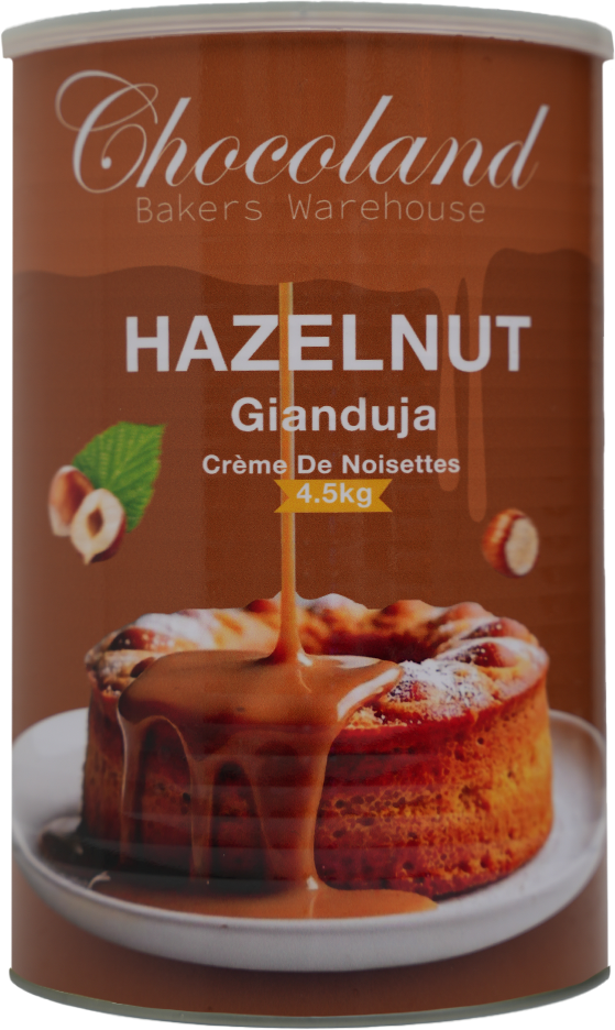 Gianduja ( Hazelnut) 4.5Kg Tin * 4