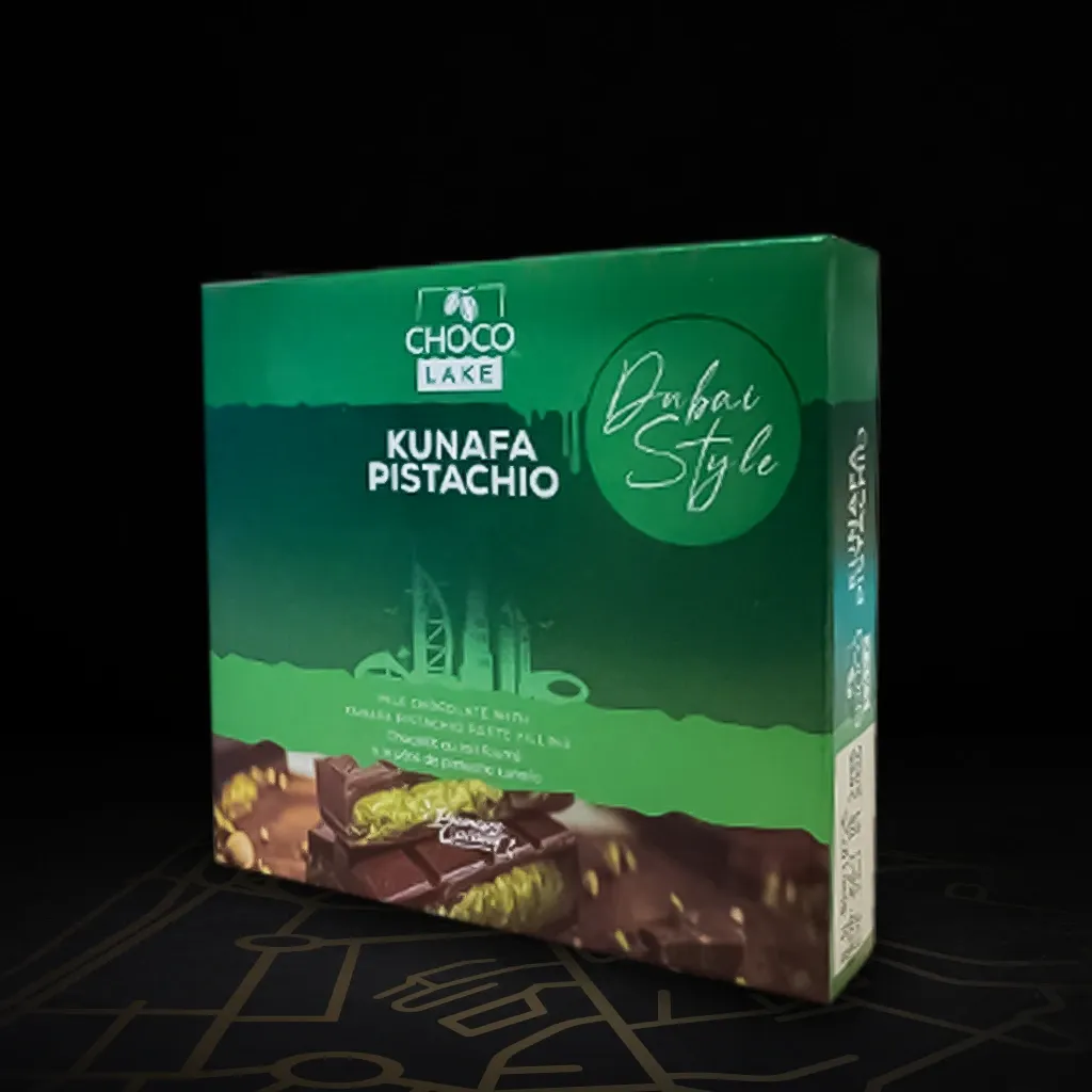 Pistachio Kunafa 80 gram bar ( Dubai Style)