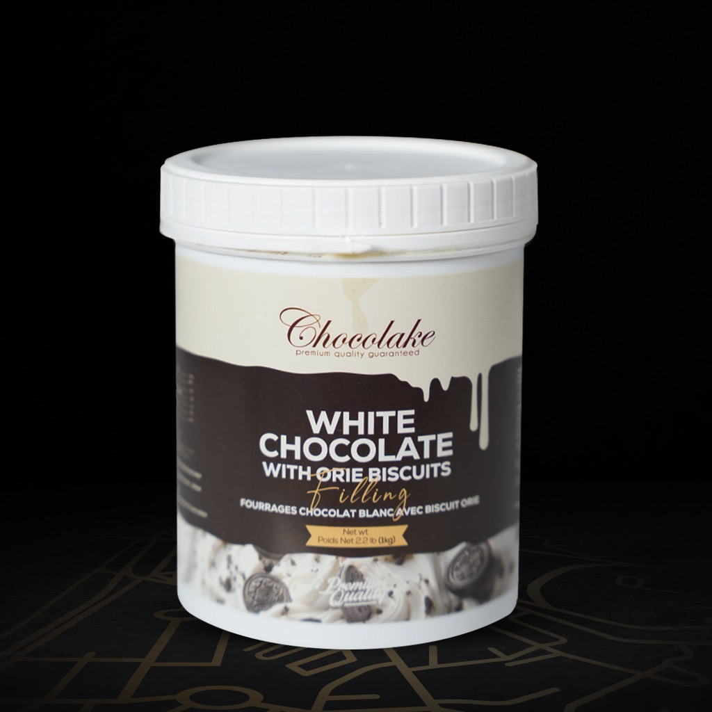 White Chocolate with Oreo Biscuit Filling 1 kg