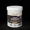 White Chocolate with Oreo Biscuit filling 1Kg